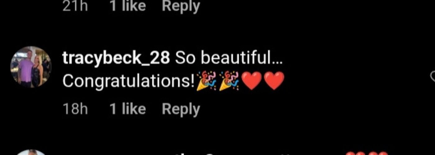 So beautiful... Congratulations! 🎉♥️ ♥️ (image credit: instagram/rosesnewell)